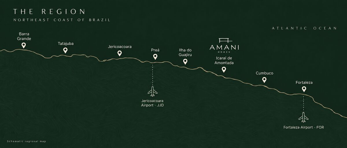 Illustrative map of the area